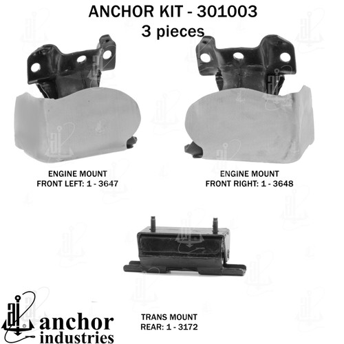 Engine Mount Kit 301003 - back view