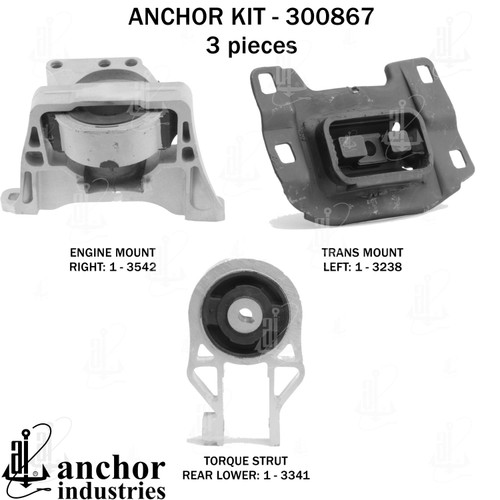 Engine Mount Kit 300867 - front view