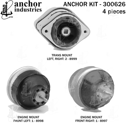 Engine Mount Kit 300626 - front view