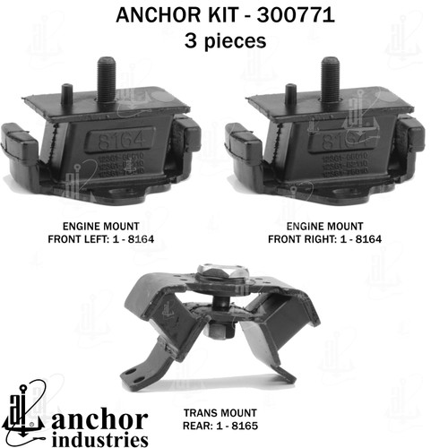 Engine Mount Kit 300771 - back view