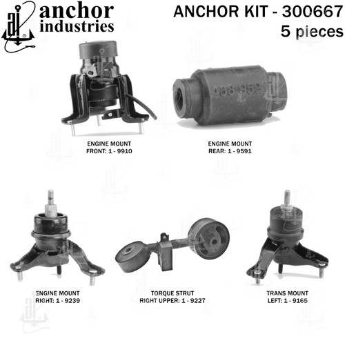 Engine Mount Kit 300667 - front view