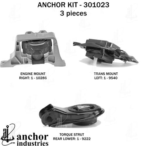 Engine Mount Kit 301023 - back view