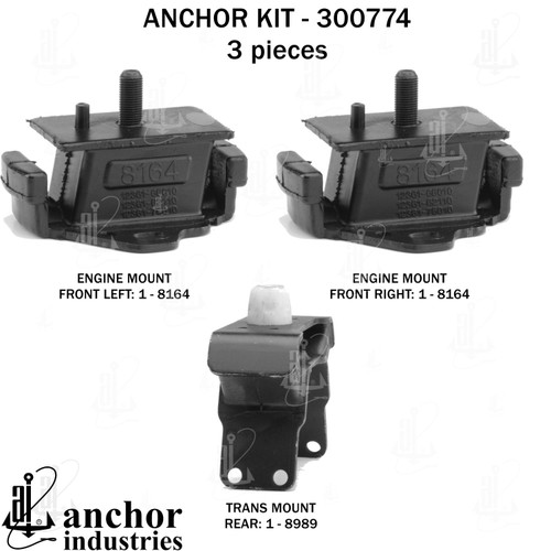 Engine Mount Kit 300774 - back view