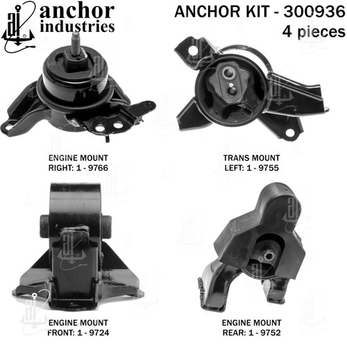 Engine Mount Kit 300936 - front view