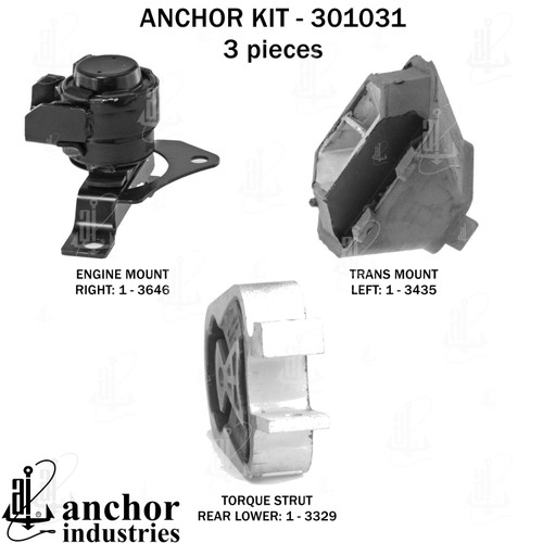 Engine Mount Kit 301031 - left view