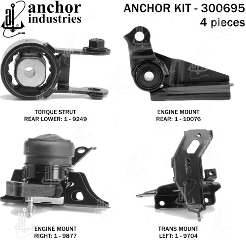 Engine Mount Kit 300695 - front view