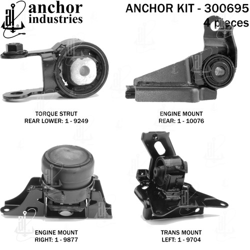 Engine Mount Kit 300695 - back view