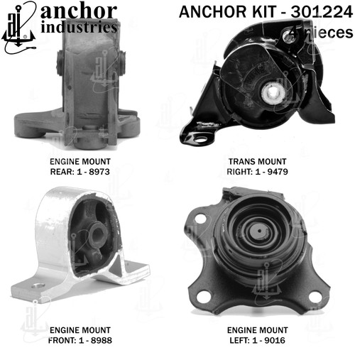 Engine Mount Kit 301224 - back view