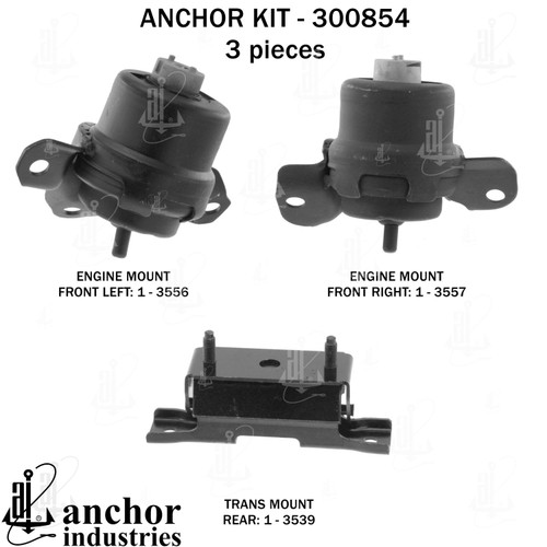 Engine Mount Kit 300854 - back view
