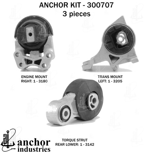 Engine Mount Kit 300707 - front view