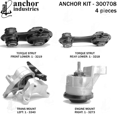 Engine Mount Kit 300708 - back view