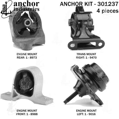 Engine Mount Kit 301237 - left view