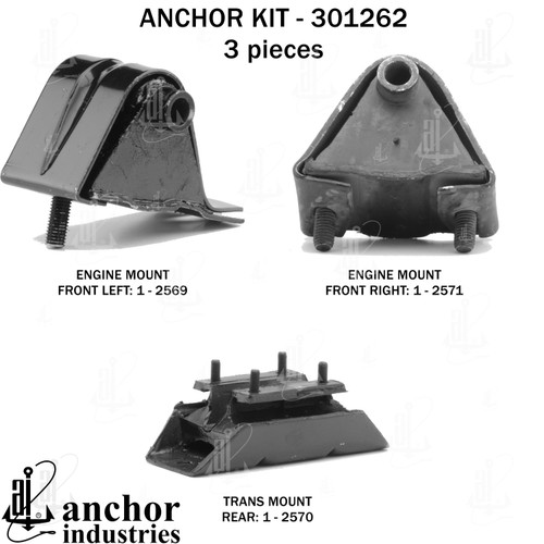 Engine Mount Kit 301262 - front view