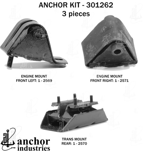 Engine Mount Kit 301262 - back view