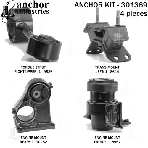 Engine Mount Kit 301369 - left view