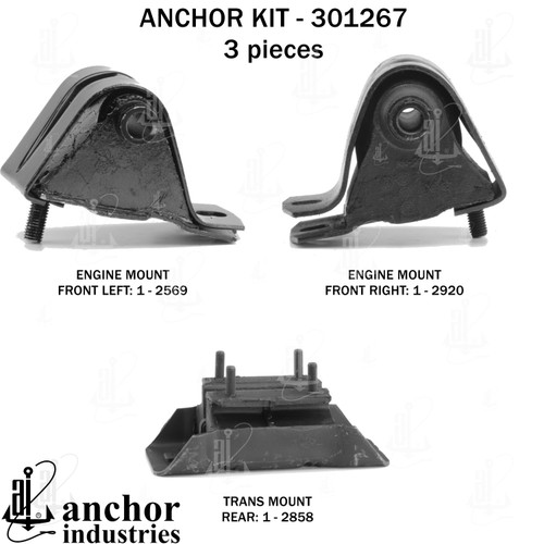 Engine Mount Kit 301267 - back view