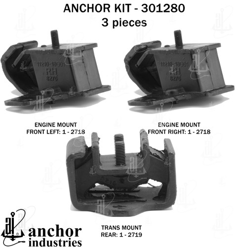 Engine Mount Kit 301280 - front view