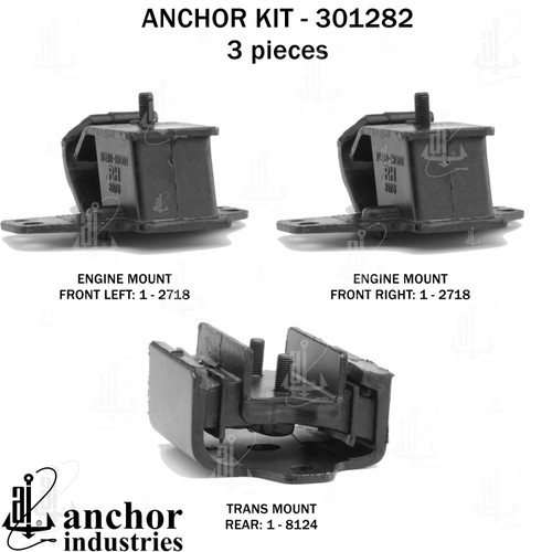 Engine Mount Kit 301282 - back view