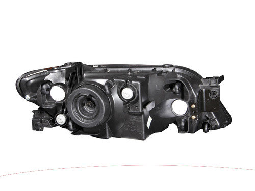 ANZO Crystal Headlights Black for Mazda Protege | 121107