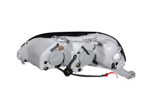 ANZO Projector Headlights w/ Halo Black for Honda Civic | 121068