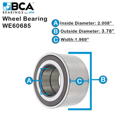 Double Row Angular Unit Bearing WE60685 - alternate view