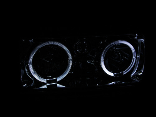 ANZO Crystal Headlights w/ Halo Chrome for Toyota Land Cruiser | 111092