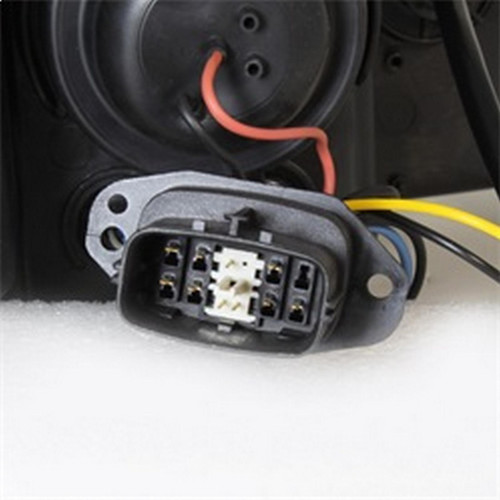 Spyder Projector Headlights LED Halo DRL for Mazda 6 w/ Fog Lights - Smoke