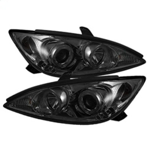 Spyder Projector Headlights LED Halo for Toyota Camry - Smoke