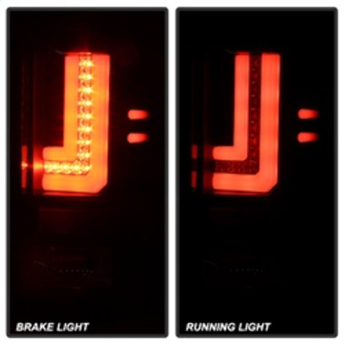 Spyder LED Tail Lights for GMC Sierra - Black Smoke