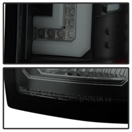 Spyder LED Tail Lights for GMC Sierra - Black Smoke