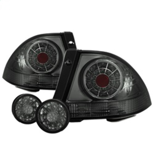 Spyder LED Tail Lights w/ Inner Trunk Lights for Lexus IS300 - Smoke