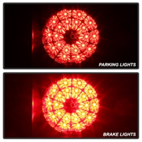 Spyder LED Tail Lights for Toyota Tundra - Black