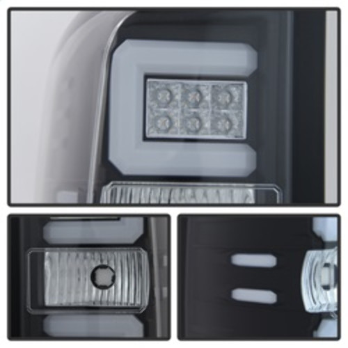 Spyder Light Bar LED Tail Lights for Chevy 1500 - Black Spyder Light Bar LED Tail Lights for Chevy 1500 - Black