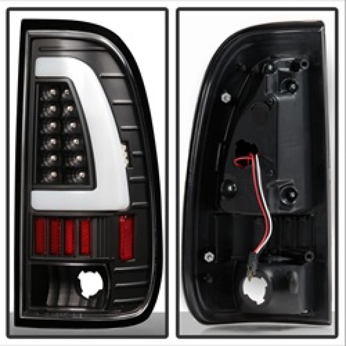 xTune Light Bar LED Tail Lights for Ford F150 Styleside - Black