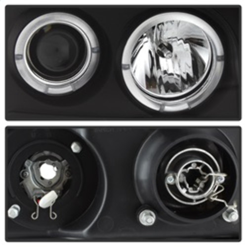 Spyder Projector LED Halo for GMC Sierra 1500/Sierra Denali - Black
