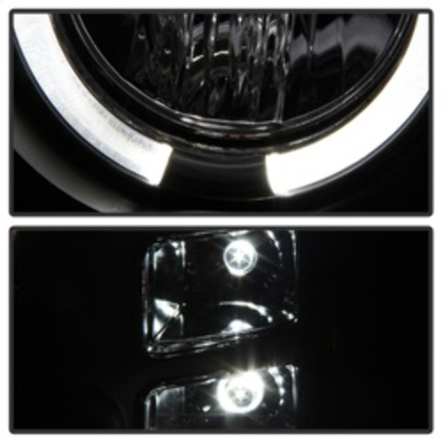Spyder Projector LED Halo for GMC Sierra 1500/Sierra Denali - Black