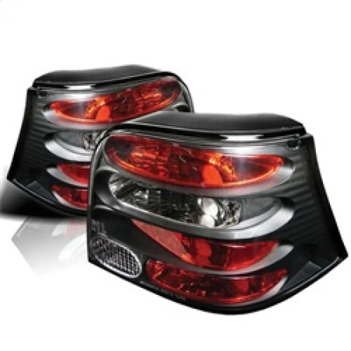 Spyder Euro Style Tail Lights for Volkswagen Golf - Black