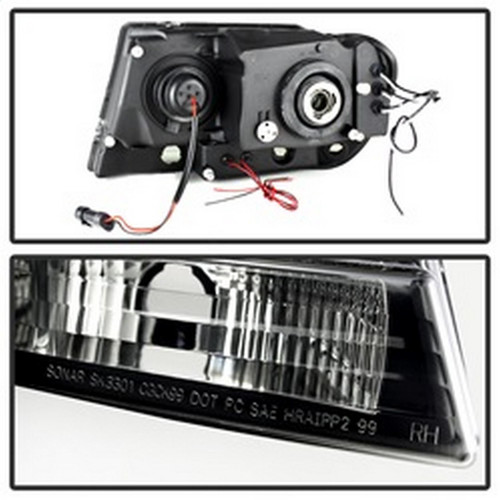 Spyder Projector Headlights LED Halo for Jeep Grand Cherokee - Black Smoke