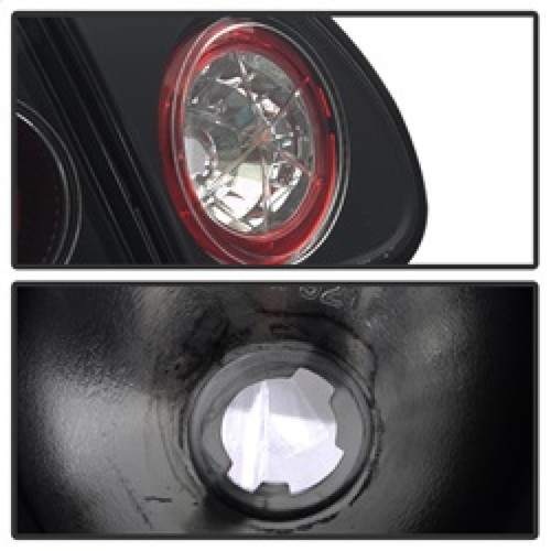 Spyder Euro Style Tail Lights for Toyota Corolla - Black