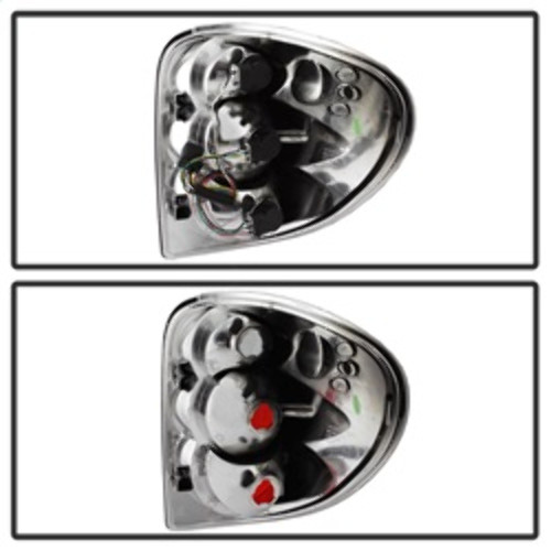 Spyder Euro Style Tail Lights for Dodge Caravan/Grand Caravan - Black
