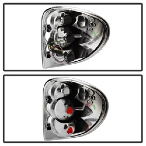 Spyder Euro Style Tail Lights for Dodge Caravan/Grand Caravan - Black