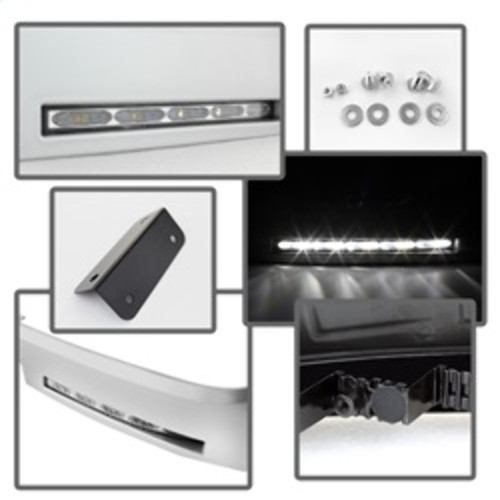 Spyder Daytime LED Running Lights w/o Switch for Toyota Tundra - Silver