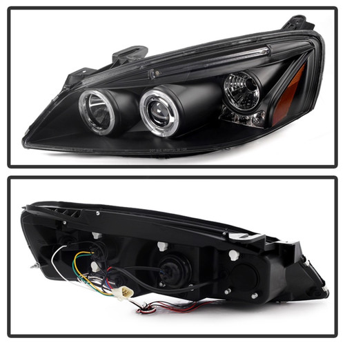 Spyder Projector Headlights LED Halo for Pontiac G6 2/4DR - Black