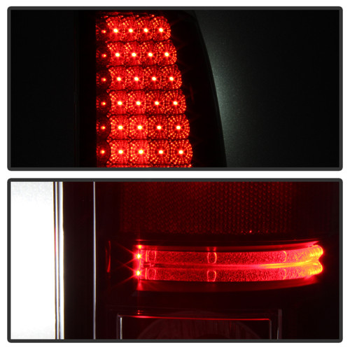Spyder LED Tail Lights for Chevy Silverado 1500 - Black Smoke