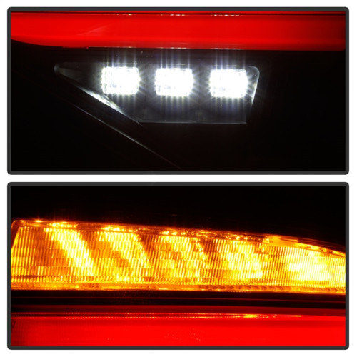 Spyder LED Tail Lights Seq Signal for Subaru Impreza WRX Hatchback - Black