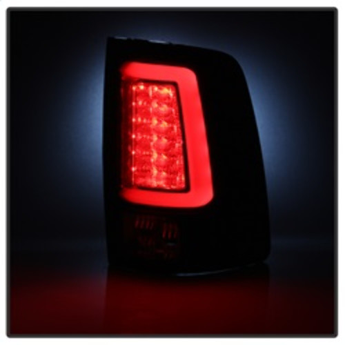 Spyder Light Bar LED Tail Lights for Dodge Ram - Black