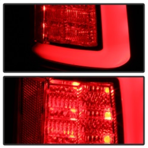 Spyder Light Bar LED Tail Lights for Dodge Ram - Black