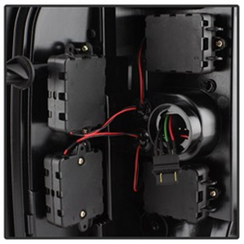 Spyder V3 LED Tail Lights for Silverado - Black