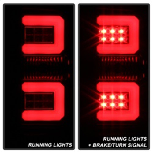 Spyder Light Bar LED Tail Lights for Chevy Silverado - Black Smoke Spyder Light Bar LED Tail Lights for Chevy Silverado - Black Smoke