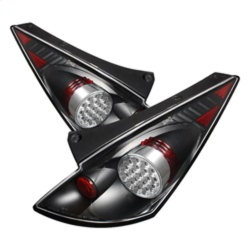 Spyder LED Tail Lights for Nissan 350Z - Black